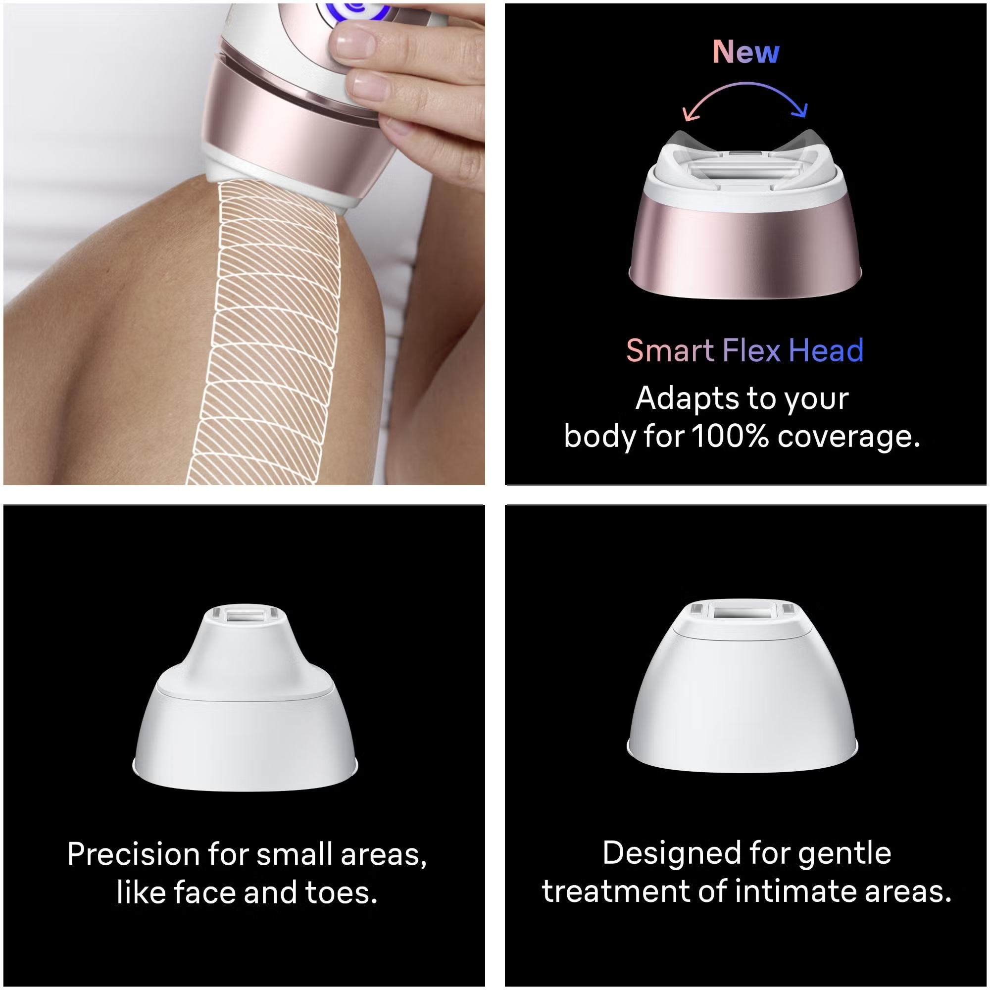BRAUN Skin i·expert Pro 7 PL7321 Special IPL‑Haarentfernungsgerät, Weiss/Roségold