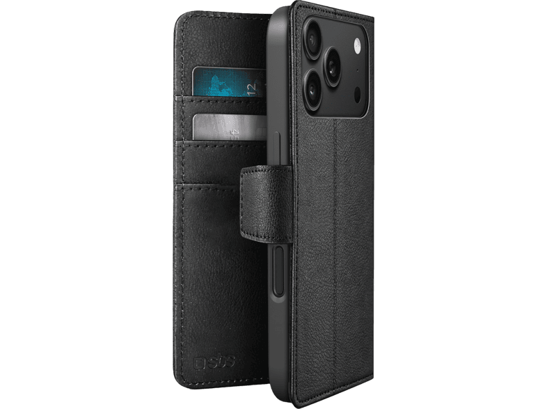 Sbs Wallet Classic Flip Cover for iPhone 18 Pro Black