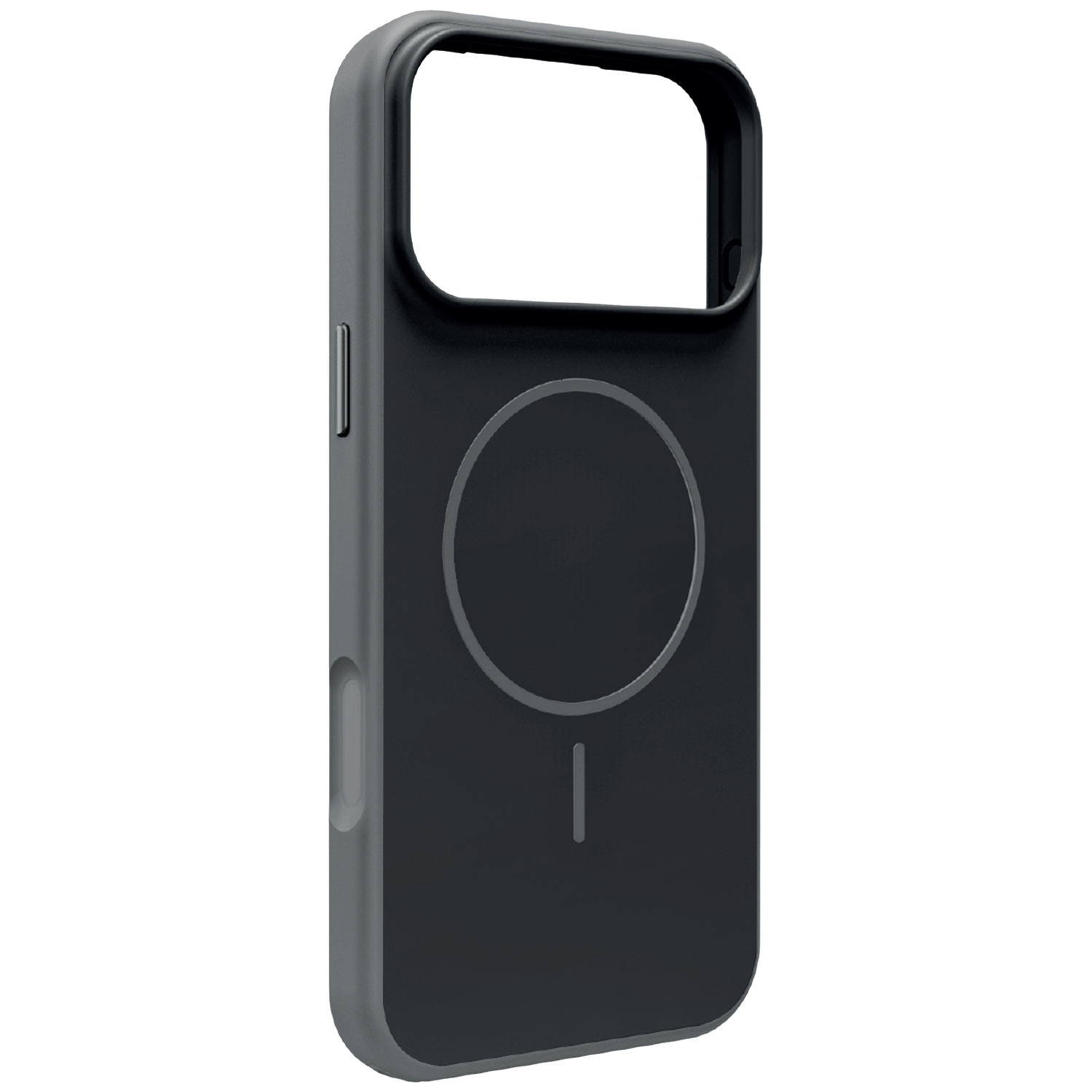 Puro Bicolor Mag Cover Telefoonhoesje Voor Apple Iphone 18 Pro Zwart