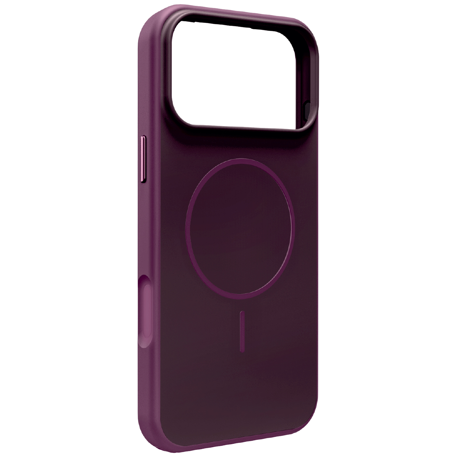 Puro Bicolor Mag Cover Telefoonhoesje Voor Apple Iphone 18 Pro Rood