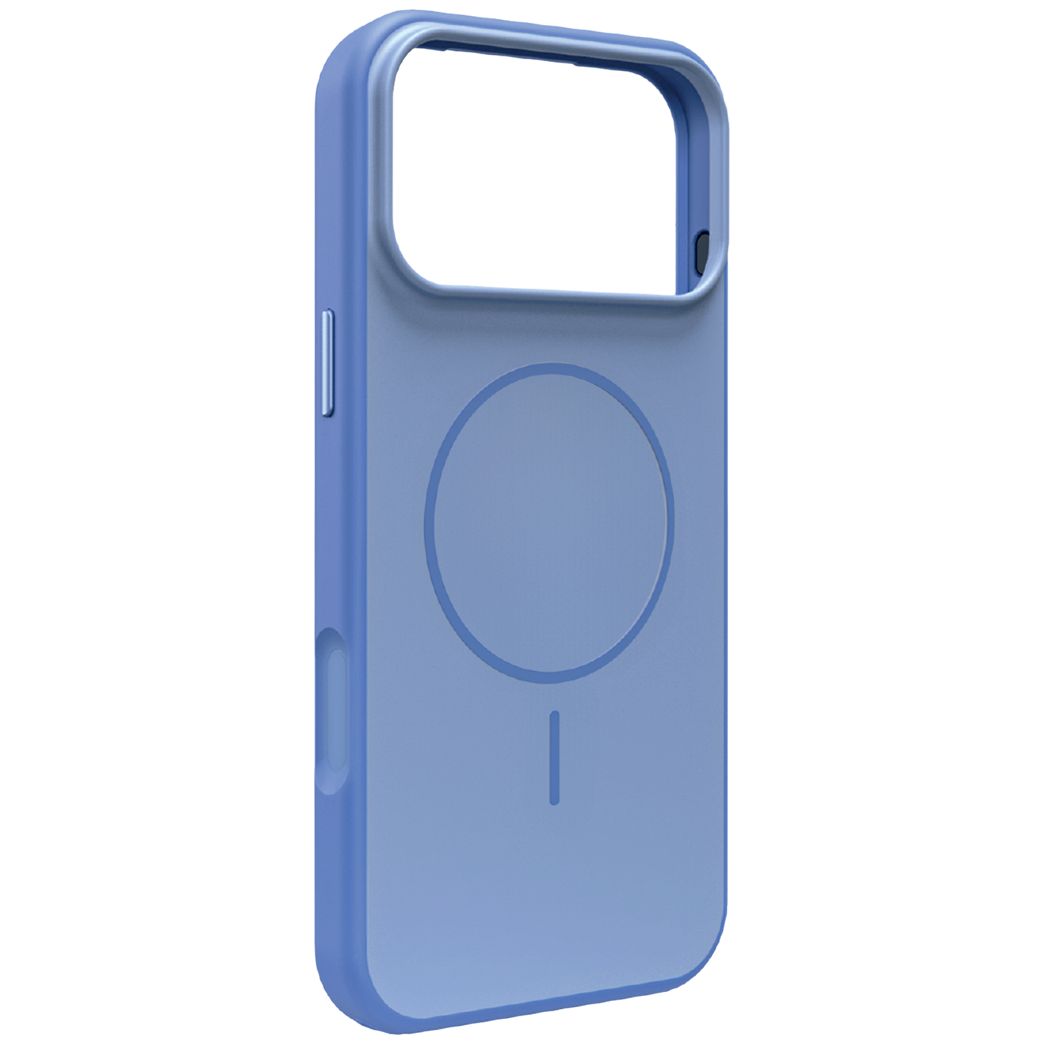 Puro Bicolor Mag Cover Telefoonhoesje Voor Apple Iphone 18 Pro Max Blauw