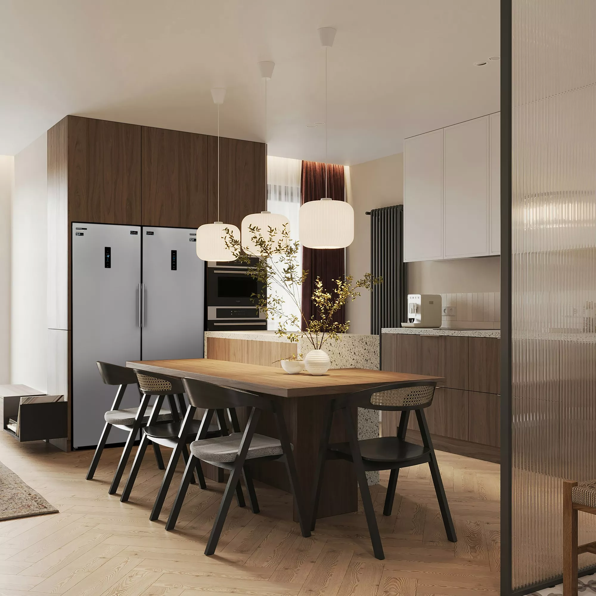 Congelador vertical - Infiniton CV-274L85XDB, 274 l, Alto 185.5 cm, No Frost, Metal Technology, LCD touchControl, Inox