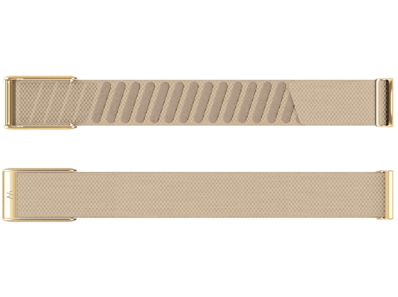 Correa - Whoop SuperKnit Luxe 5.0, Compatible con WHOOP Con Metales de primera calidad, Dune / Gold