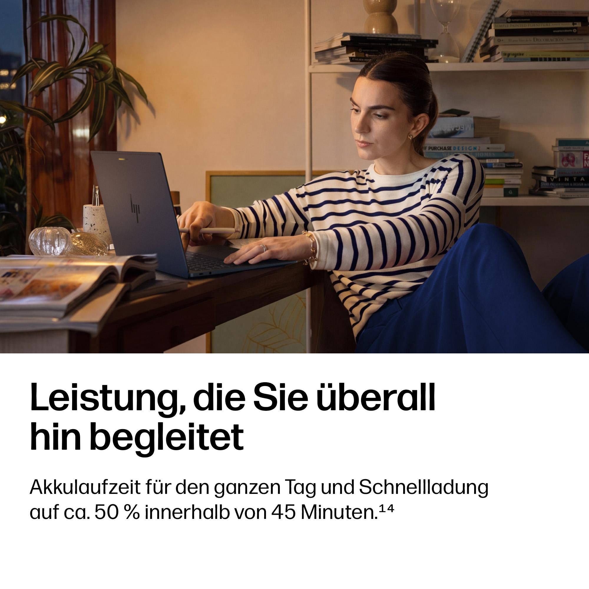HP Googlebook 14c-cf0351ngx, OLED - 14 Zoll Snapdragon X Elite X1E-80-100 - 16 GB - 512 GB Adreno™ Onboard Graphics - Googlebook OS