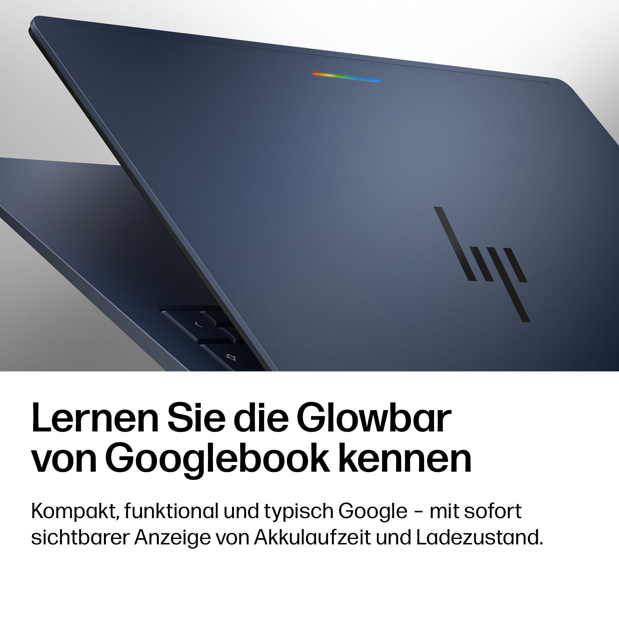 HP Googlebook 14c-cf0351ngx, OLED - 14 Zoll Snapdragon X Elite X1E-80-100 - 16 GB - 512 GB Adreno™ Onboard Graphics - Googlebook OS