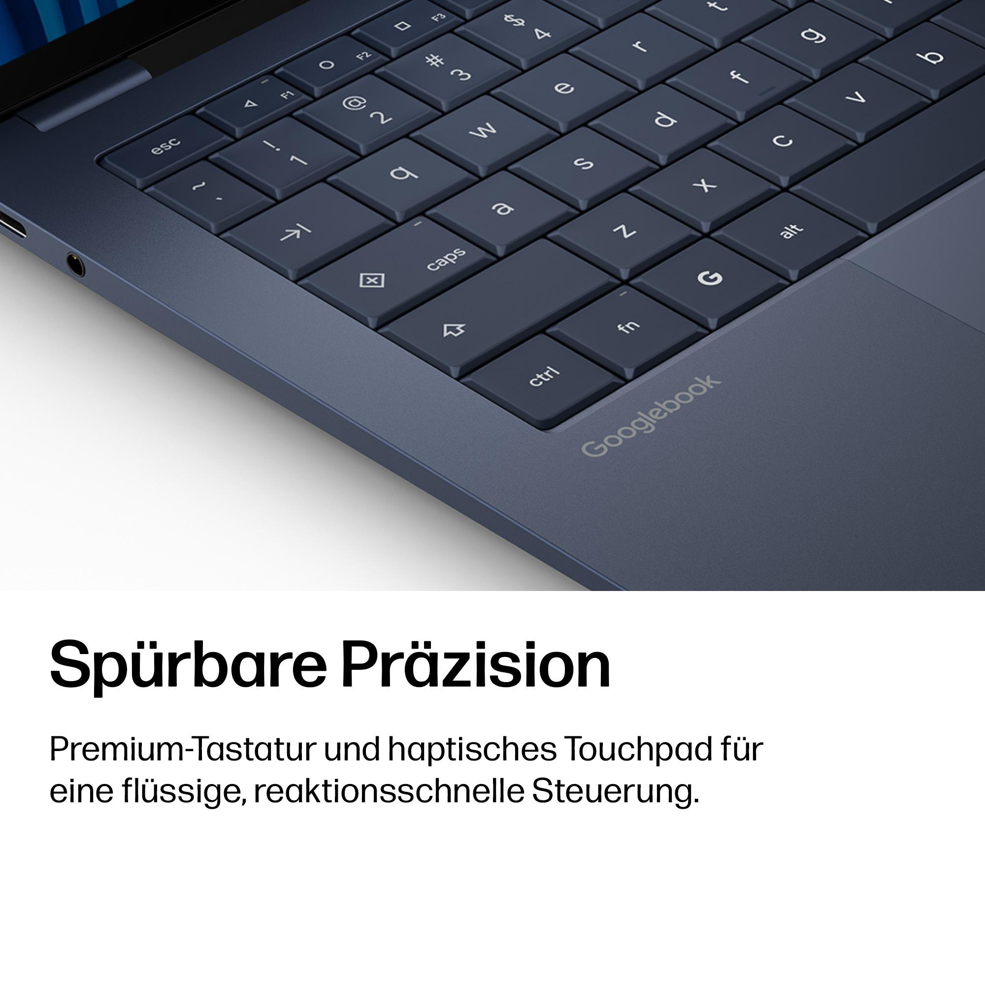 HP Googlebook 14c-cf0351ngx, OLED - 14 Zoll Snapdragon X Elite X1E-80-100 - 16 GB - 512 GB Adreno™ Onboard Graphics - Googlebook OS