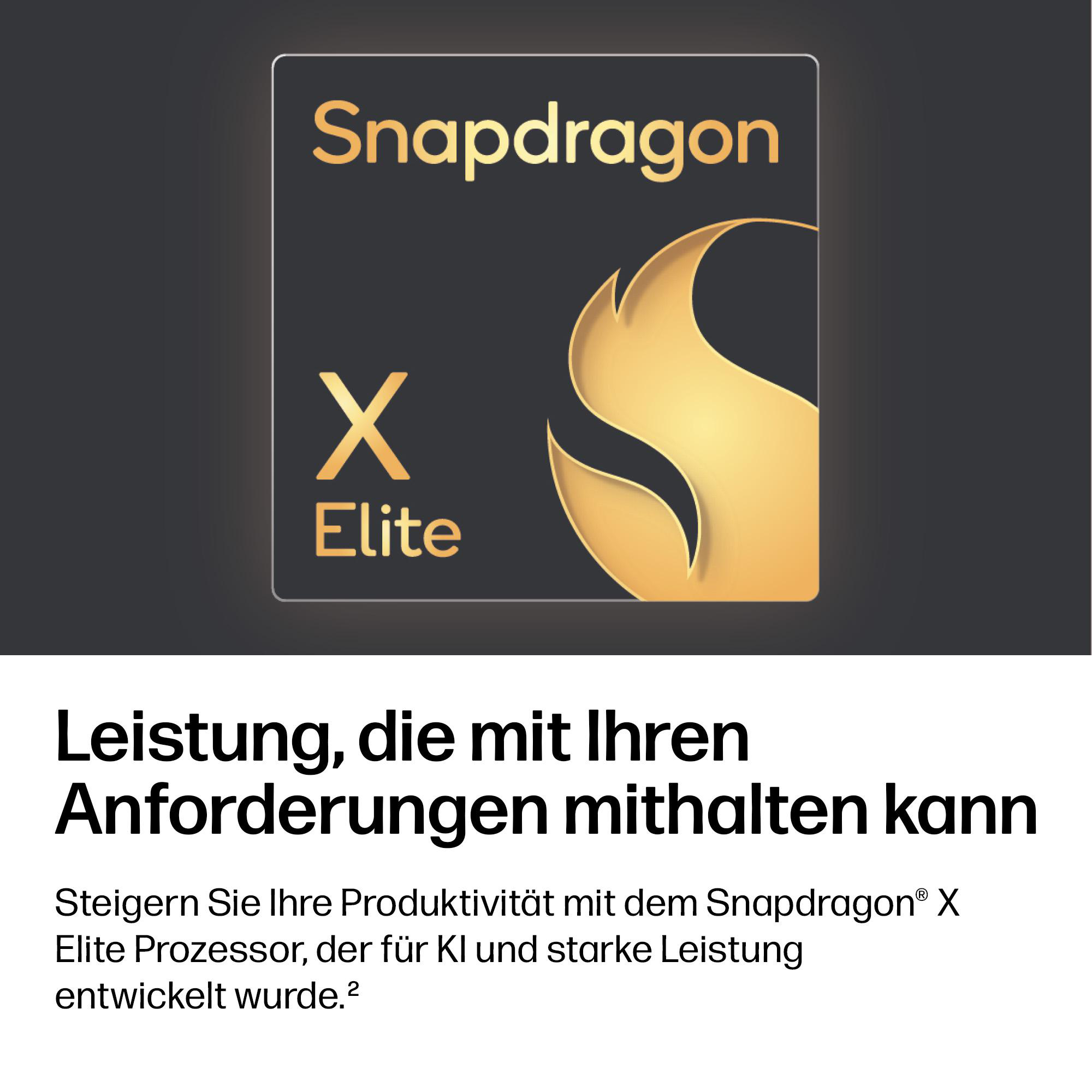 HP Googlebook 14c-cf0351ngx, OLED - 14 Zoll Snapdragon X Elite X1E-80-100 - 16 GB - 512 GB Adreno™ Onboard Graphics - Googlebook OS