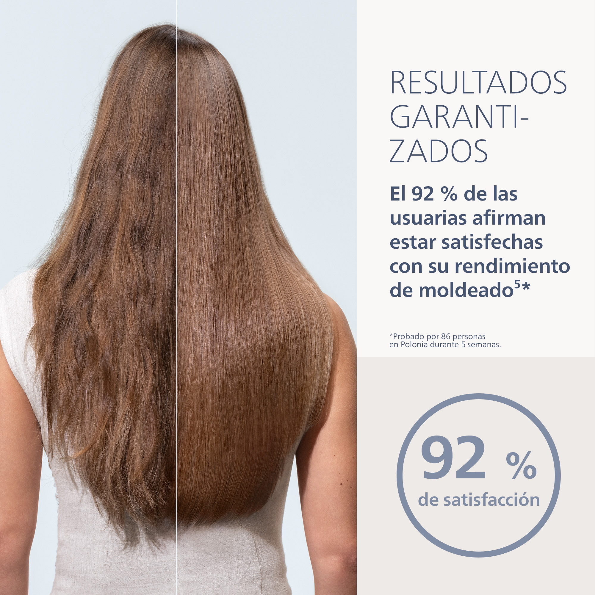 Plancha de pelo - Philips Aqua Edition 9000 BHS956/00, Aqua SenseIQ, placas cerámicas, alisa y crea ondas, iones de agua, azul oscuro