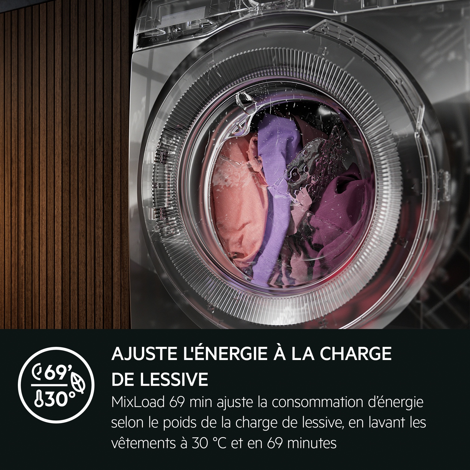 AEG LR63R144 - Lave-linge frontal - 10 kg - 1400 rpm - 76 dB