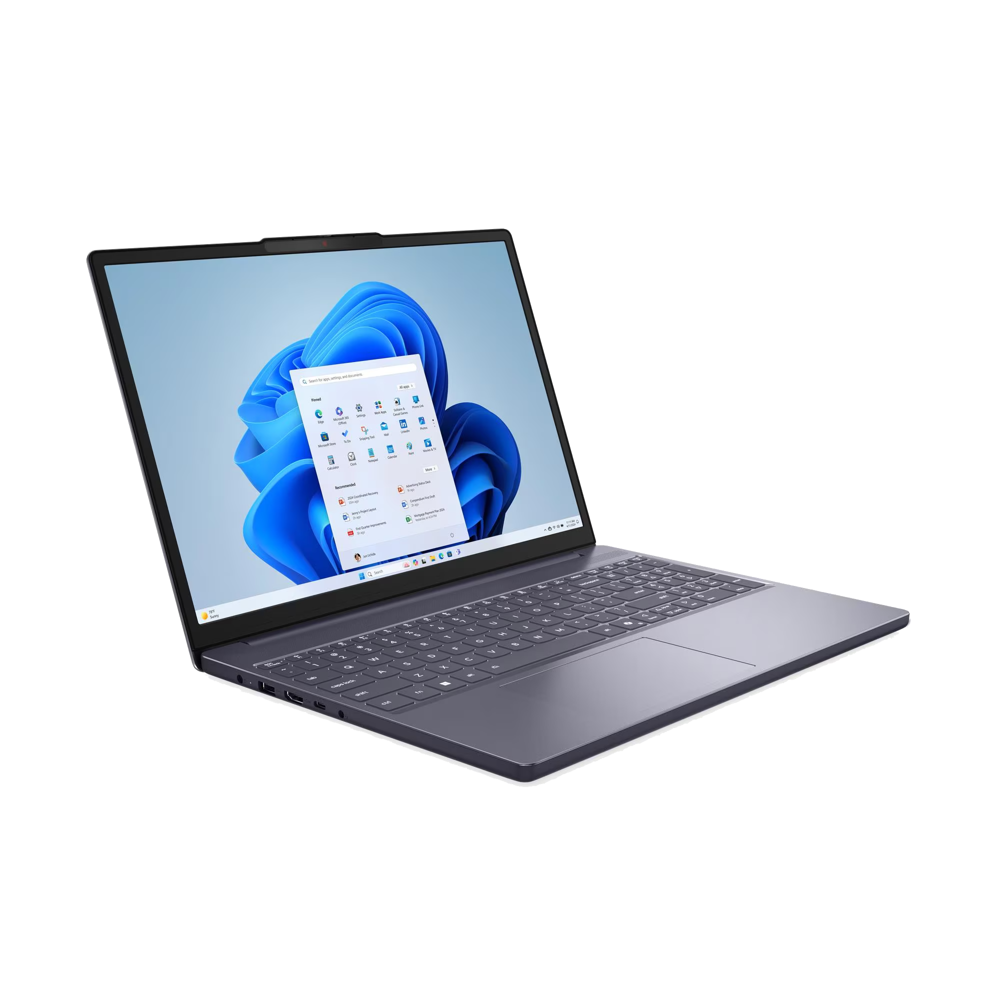 Portátil - Lenovo IdeaPad Slim 3 15ARP10, 15.3" WUXGA, AMD Ryzen™ 5 150, 16GB RAM, 512GB SSD, Radeon™ 660M, Windows 11 Home, No incluye cargador