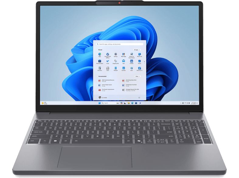 Portátil - Lenovo IdeaPad Slim 3 15ARP10, 15.3" WUXGA, AMD Ryzen™ 5 150, 16GB RAM, 512GB SSD, Radeon™ 660M, Windows 11 Home, No incluye cargador
