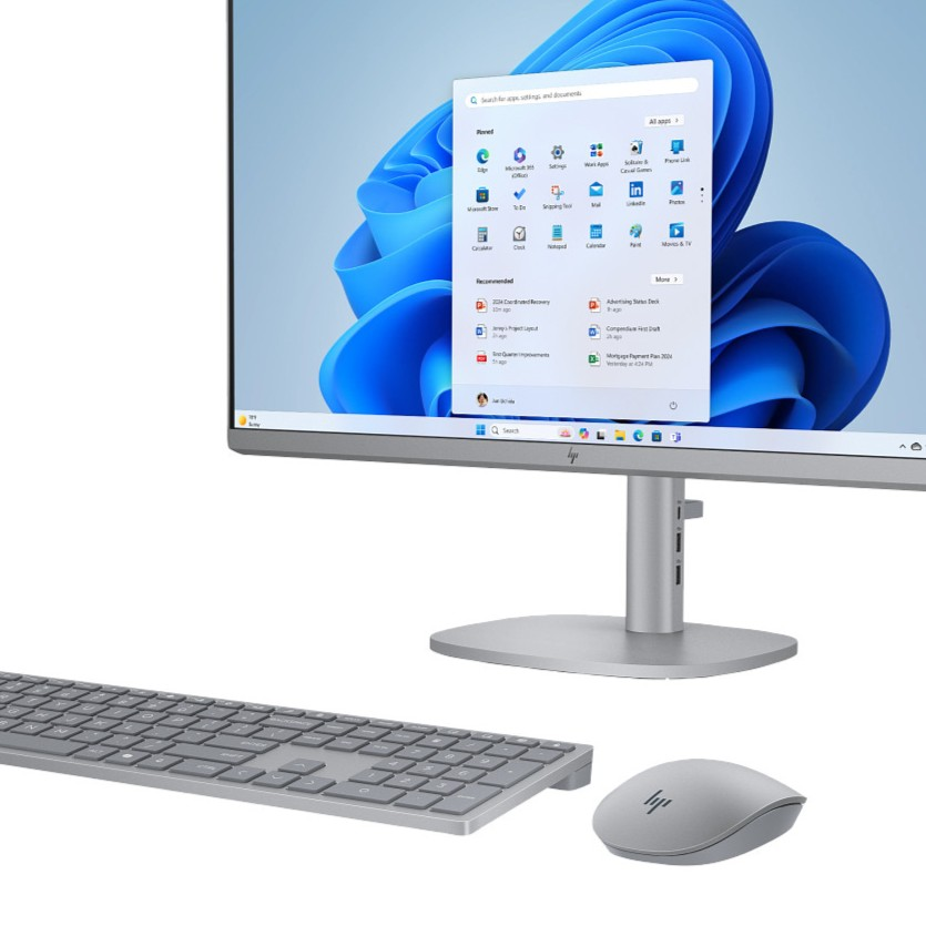 All in one - HP OmniStudio X 27-cs0018ns, 27" Full-HD, Intel® Core™ Ultra 5 125H, 32 GB RAM, 1 TB SSD, Arc™ GPU, Windows 11 Home, Plata