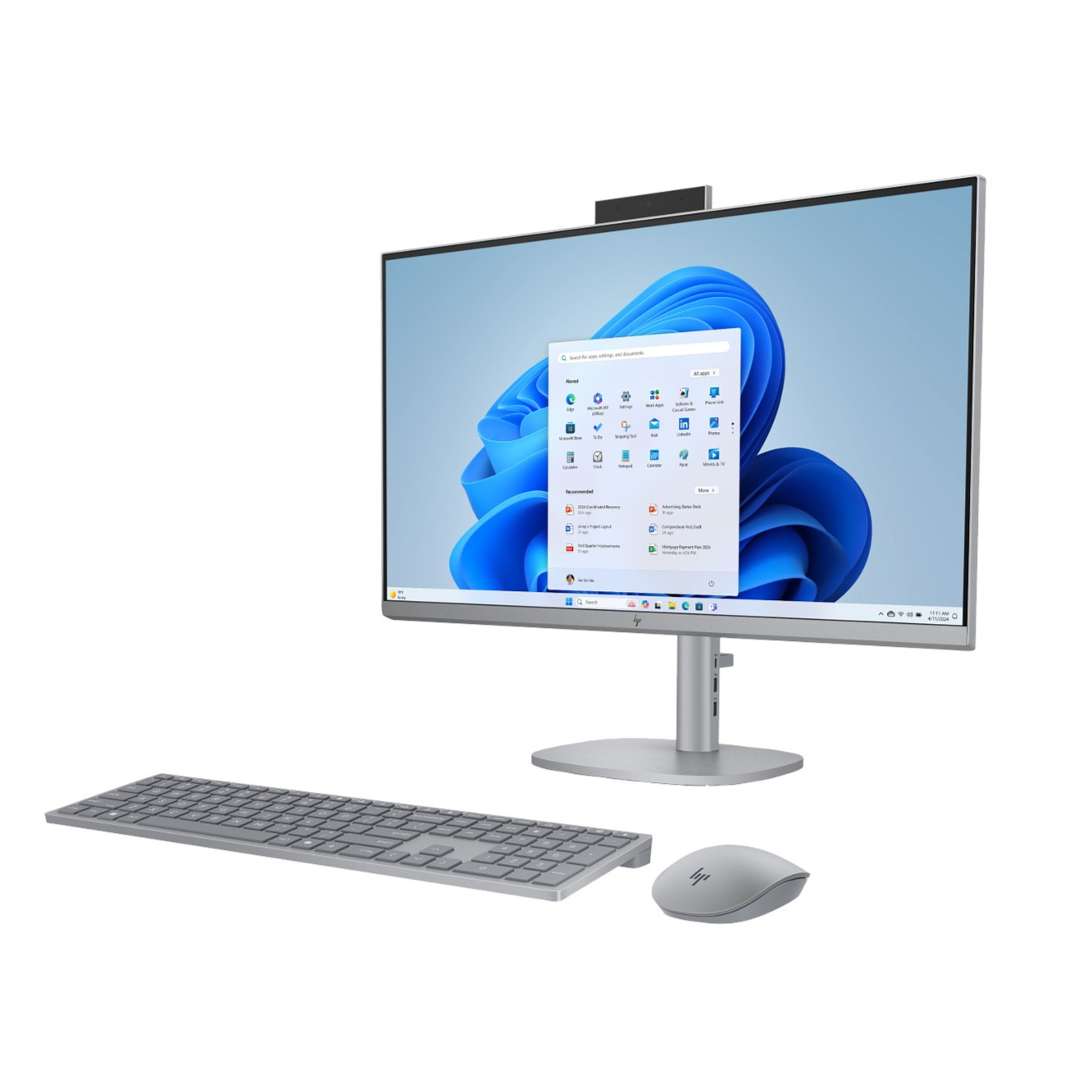 All in one - HP OmniStudio X 27-cs0018ns, 27" Full-HD, Intel® Core™ Ultra 5 125H, 32 GB RAM, 1 TB SSD, Arc™ GPU, Windows 11 Home, Plata