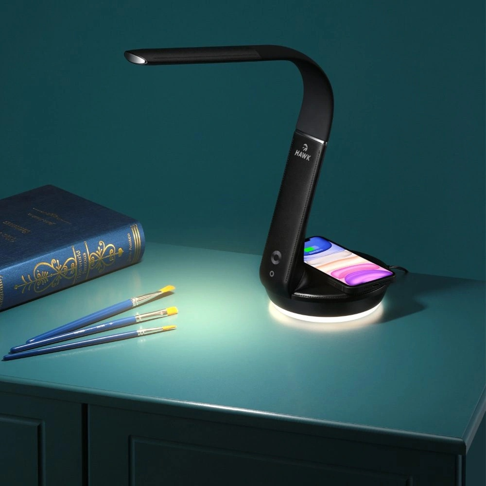 Lampa biurkowa HAWK HW-LAMP02 Czarny