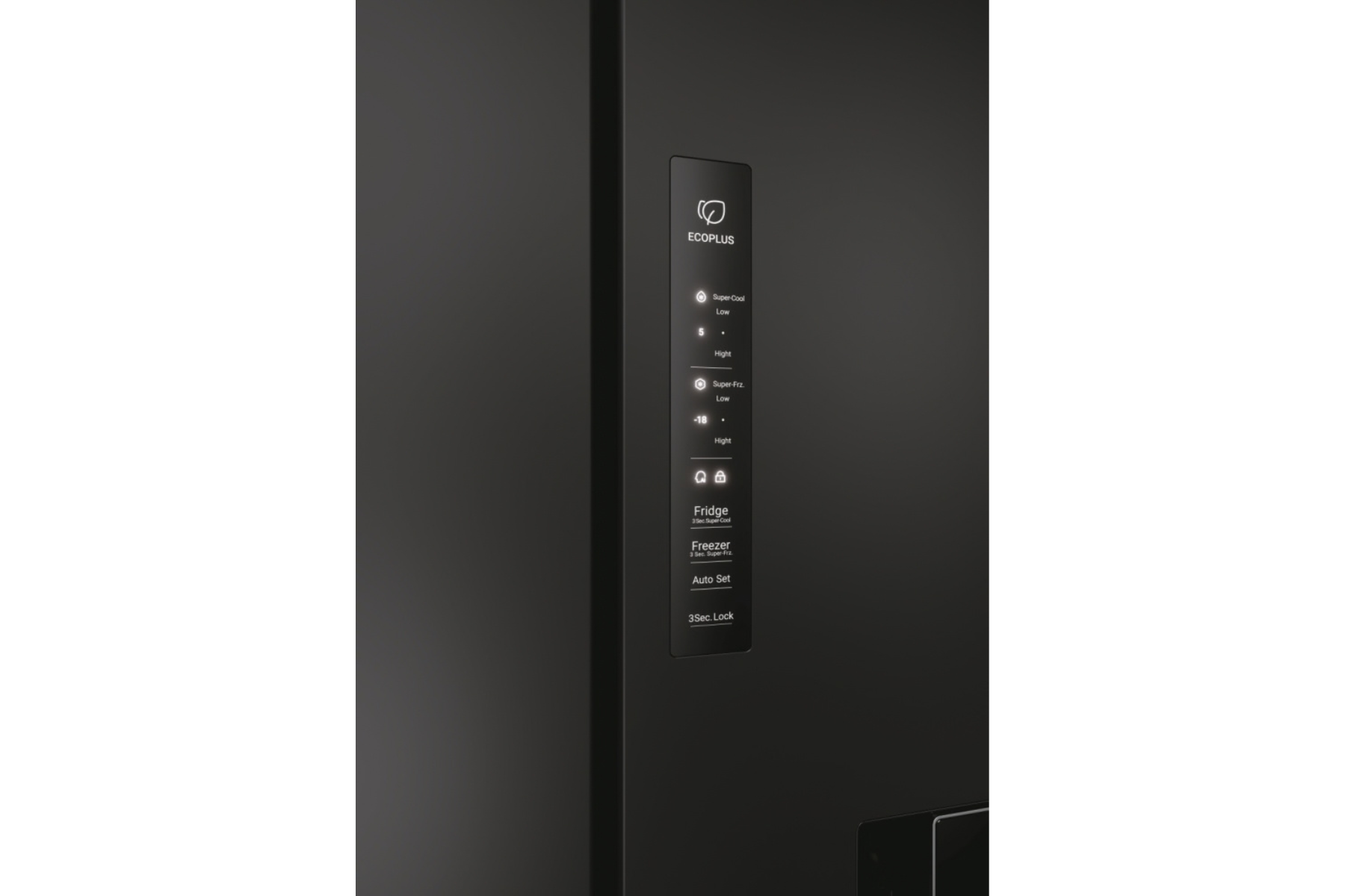 Frigorífico americano - Haier HCR7818DWPT, No Frost, 181.5 cm, 463 l, dispensador de agua, Wi‑Fi, Negro