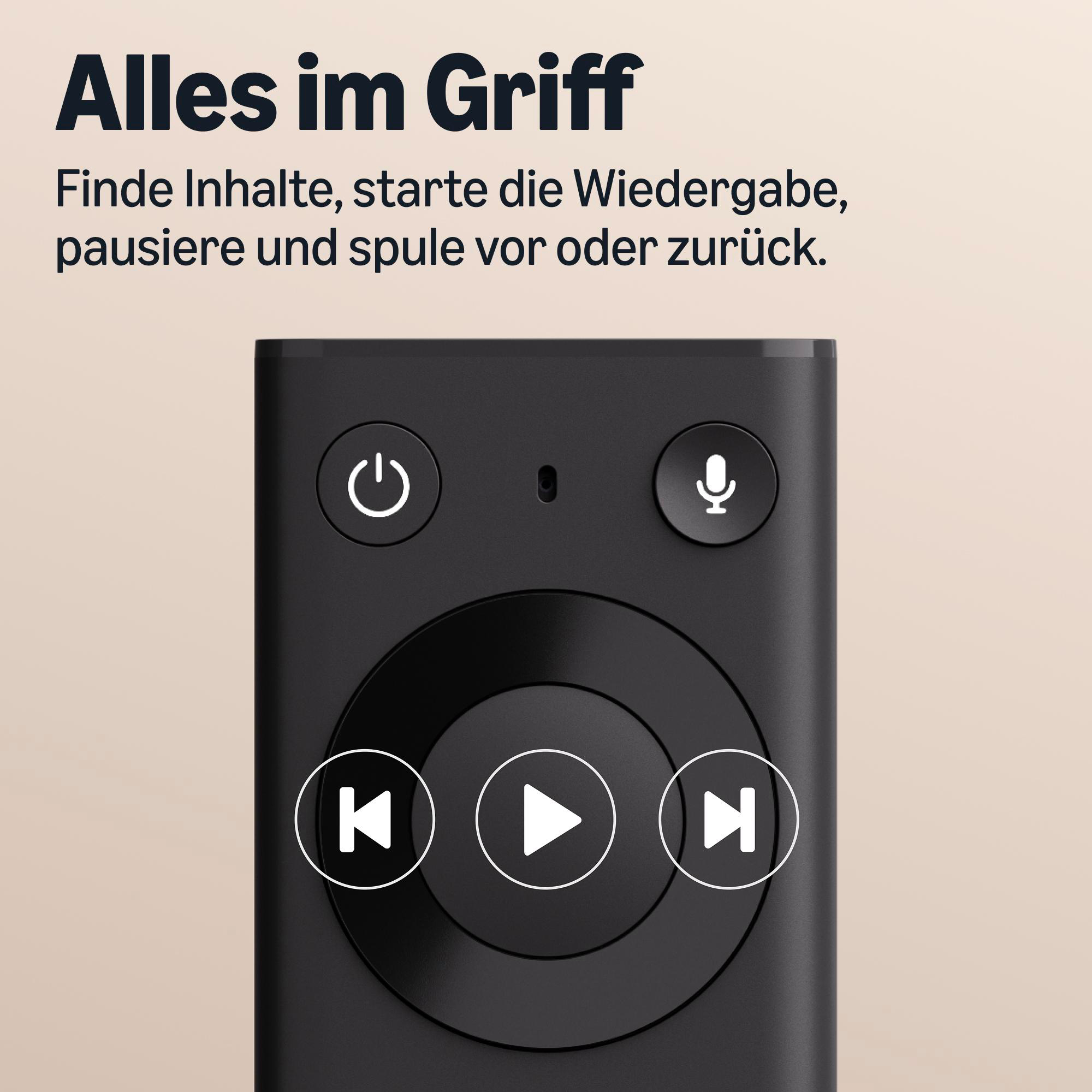 AMAZON Fire TV Stick 4K (2026) Streaming Stick, Schwarz | MediaMarkt