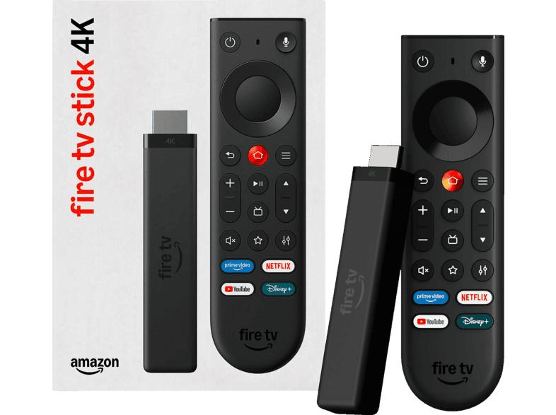 AMAZON Fire TV Stick 4K (2026) Streaming Stick, Schwarz | MediaMarkt
