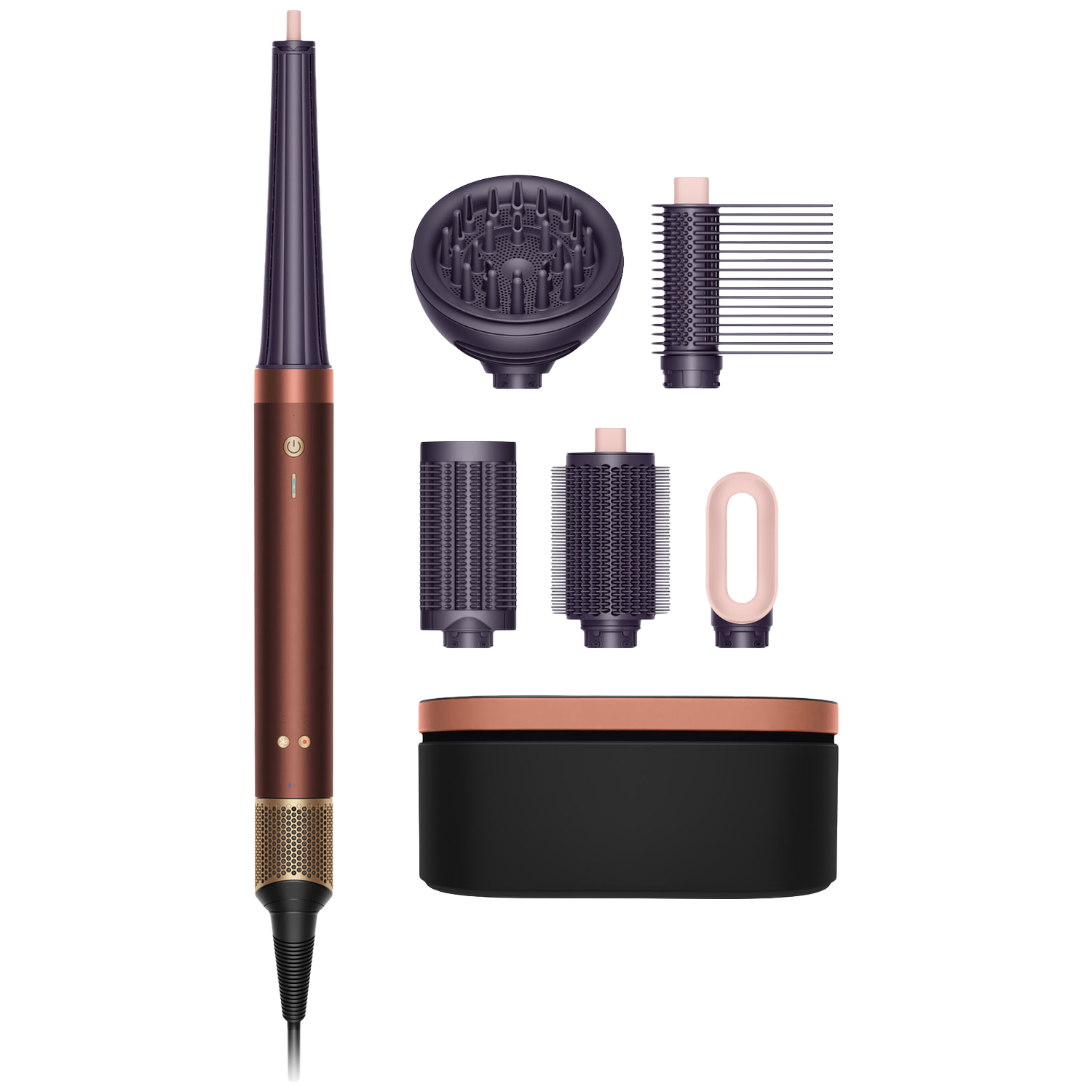 Dyson Airwrap Co-anda 2x Curly + Coily Multistyler Plum