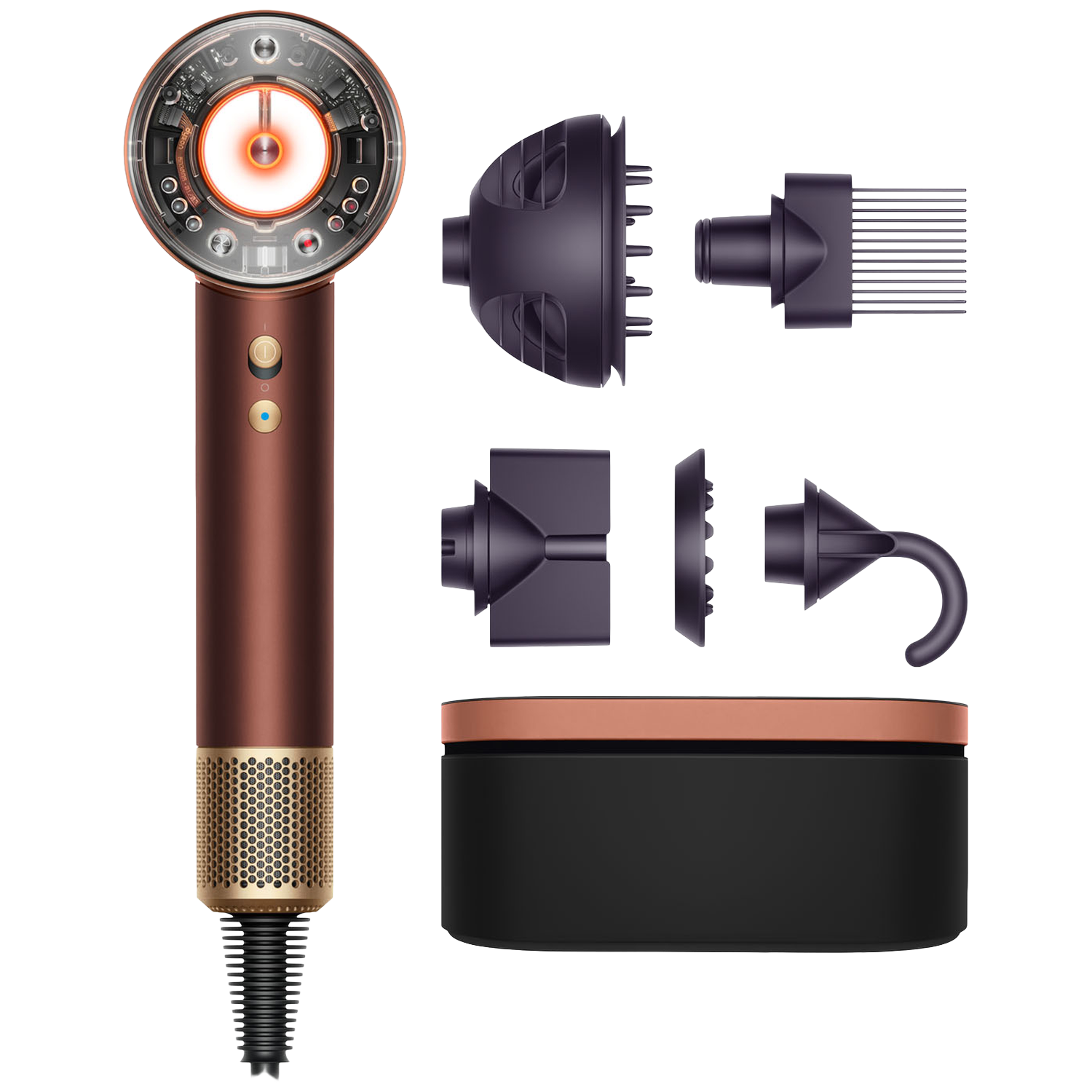 Dyson Supersonic Nural Curly + Coily Föhn Plum