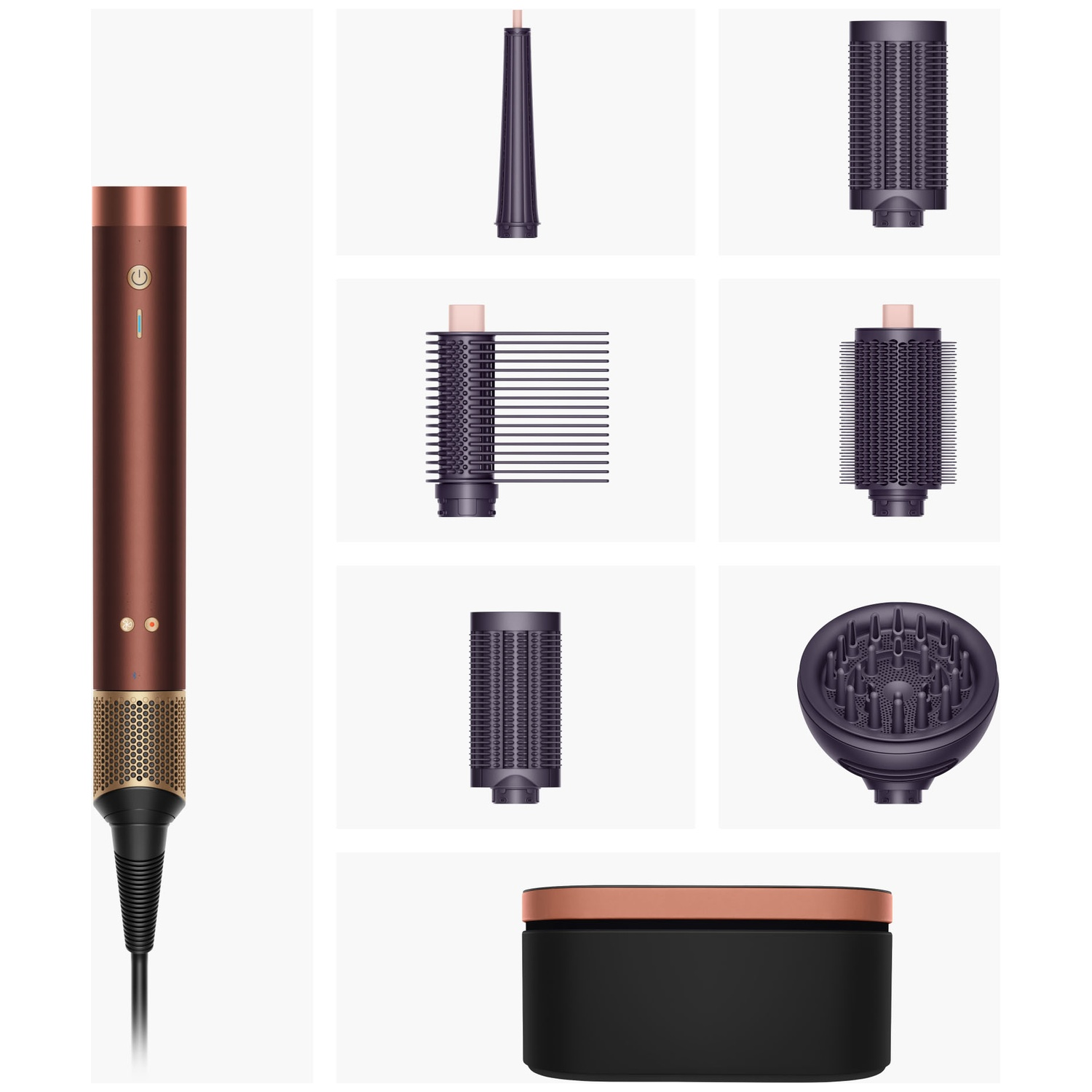 DYSON Airwrap Co-anda 2x Curly + Coily Multistyler Plum