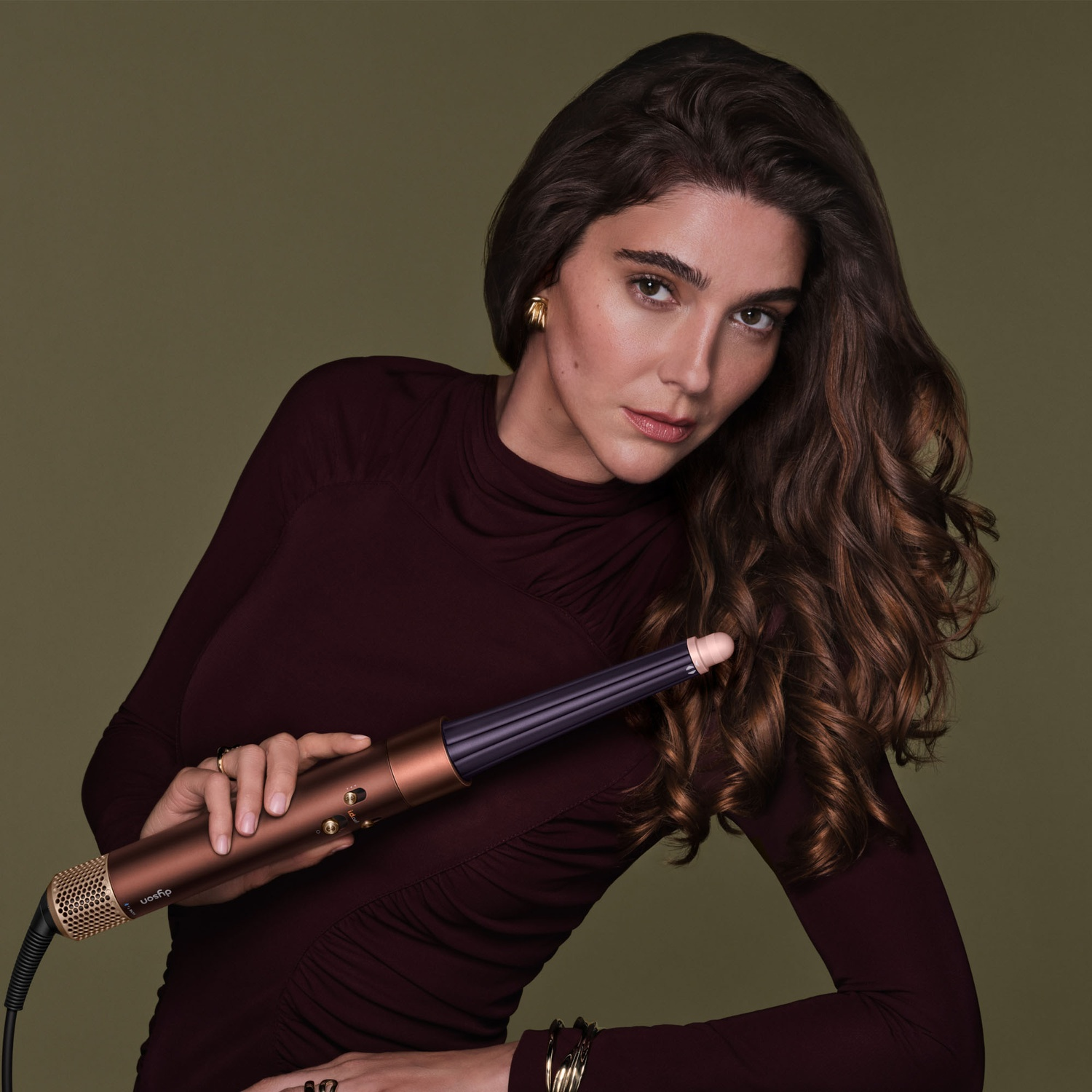 DYSON Airwrap i.d. Straight + Wavy Multistyler Plum