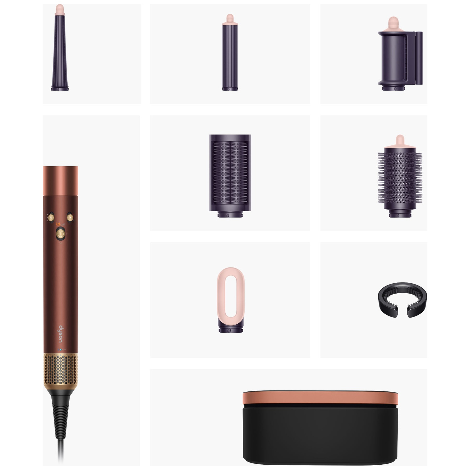 DYSON Airwrap i.d. Straight + Wavy Multistyler Plum