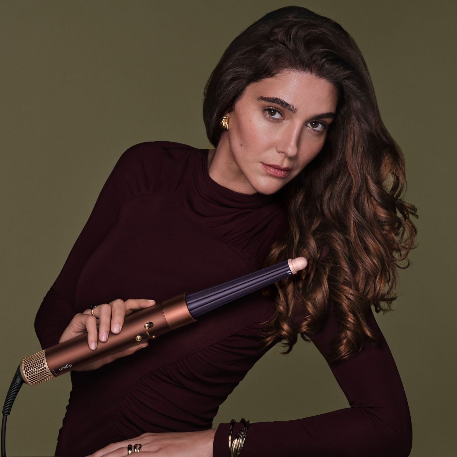 DYSON Airwrap i.d. Curly + Coily Multistyler Plum