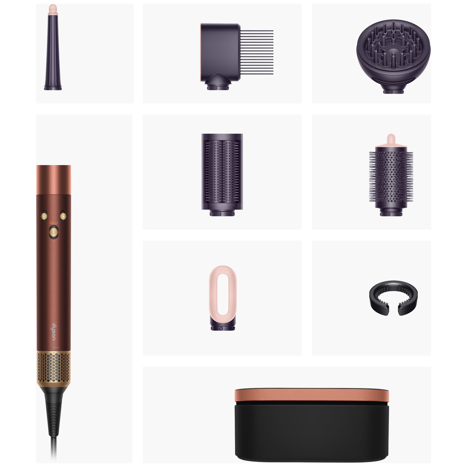 DYSON Airwrap i.d. Curly + Coily Multistyler Plum