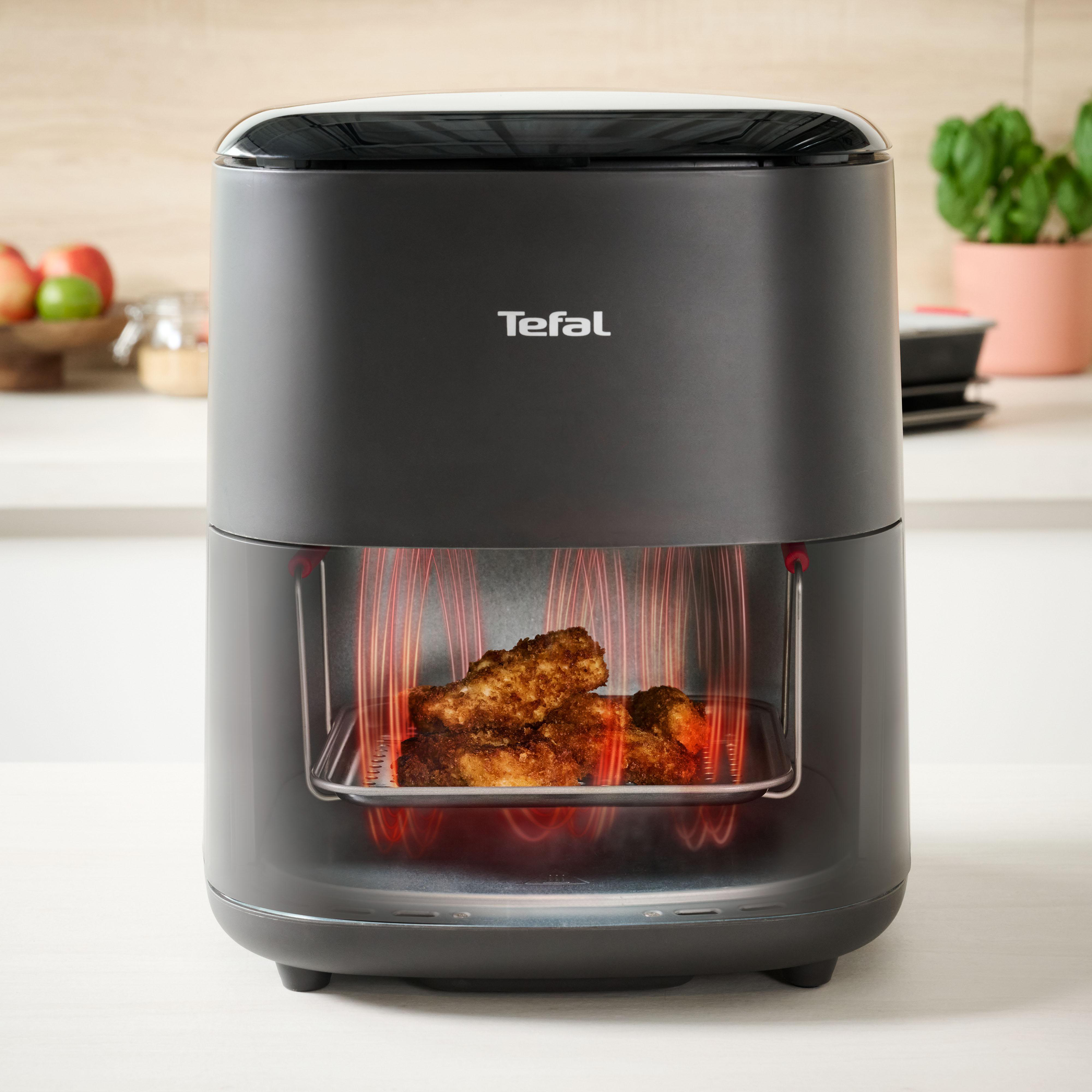 TEFAL J701S3 Dail'Easy 3-teiliges Accessoires Set, Zubehörset Heißluftfritteusen Grau