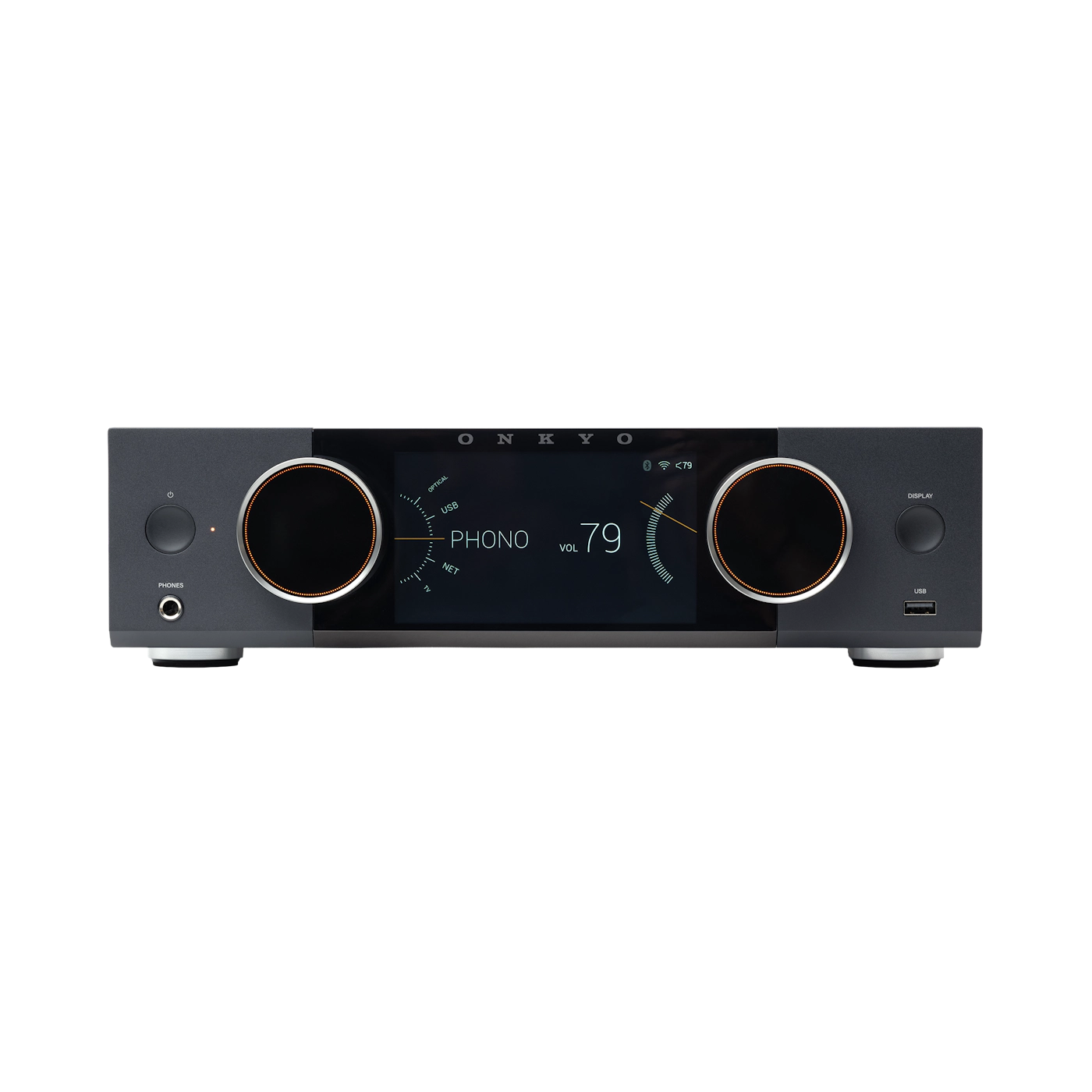 ONKYO Muse Y-50 Netzwerk-Streamer & integrierter Hochleistungsverstärker, Schwarz