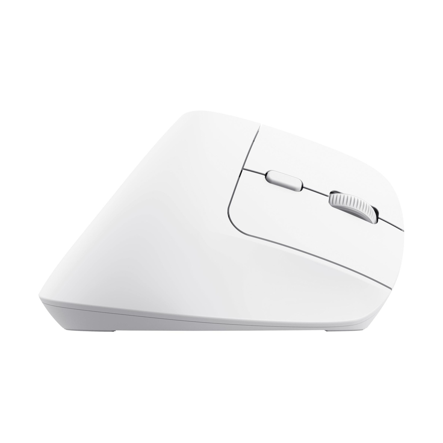 MOUSE WIRELESS TRUST BAYO+ ERG WRLS MOUSE, Collegamento Wireless, Ingresso: Otticamente a diodi laser, Scrolling a 2 direzioni, Risoluzione max 2400 dpi, forma ergonomica, White