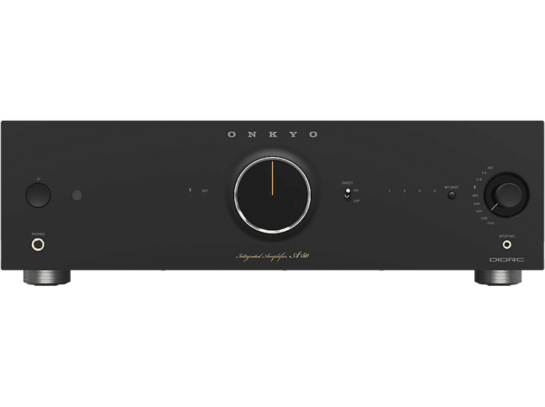 Onkyo A-50 Netzwerkintegrierter Verstärker, Schwarz; Streaming-Verstärker — Foto 4 von 4