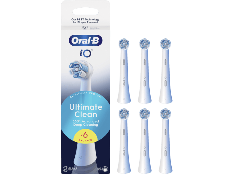Oral-b Refill Io Ultimate Clean Wit 6ct Oral-b Elektrische Tandenborstel Model Io Wit
