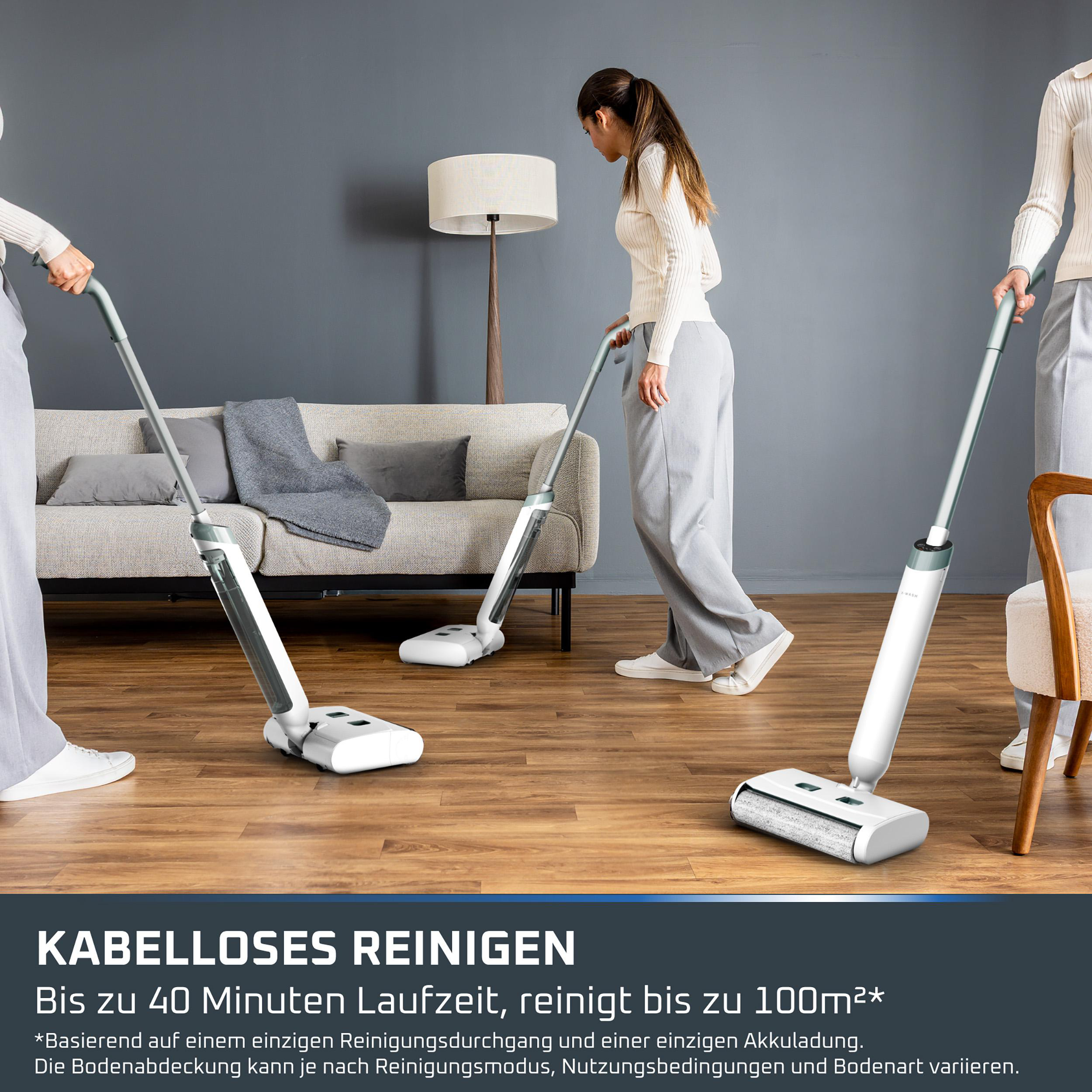 ROWENTA GZ1032 X-Wash  Nass-/Trockenreiniger, Akkubetrieb