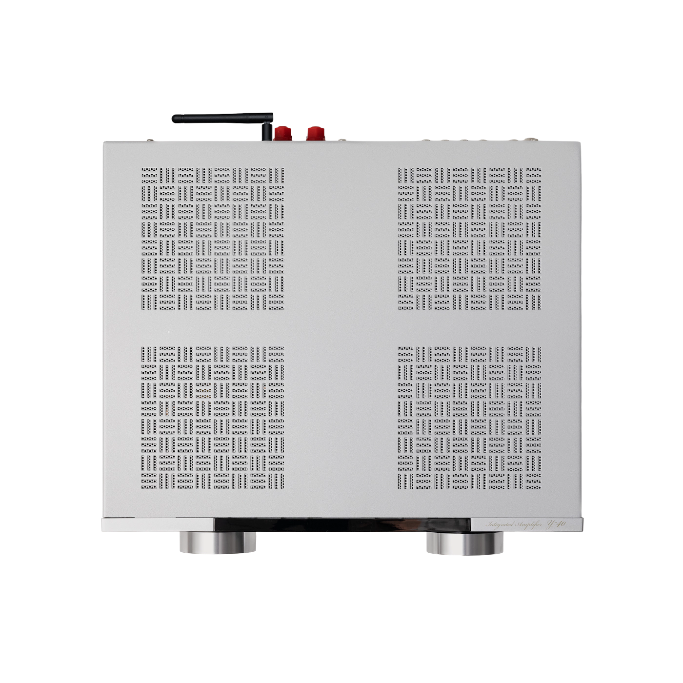 ONKYO Muse Y-40 Netzwerk-Streamer mit integriertem Hochleistungsverstärker, Silber