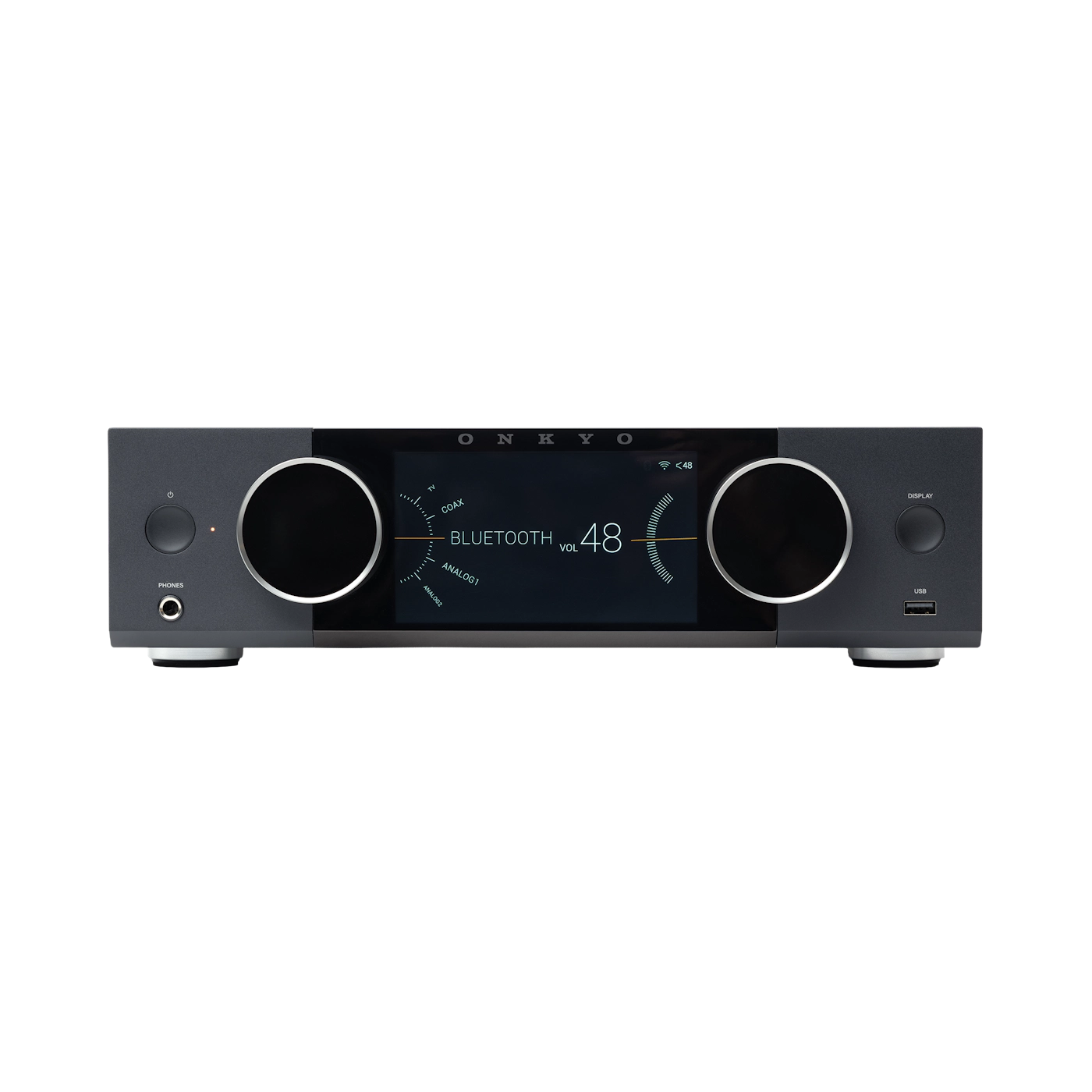 ONKYO Muse Y-40 Netzwerk-Streamer mit integriertem Hochleistungsverstärker, Schwarz