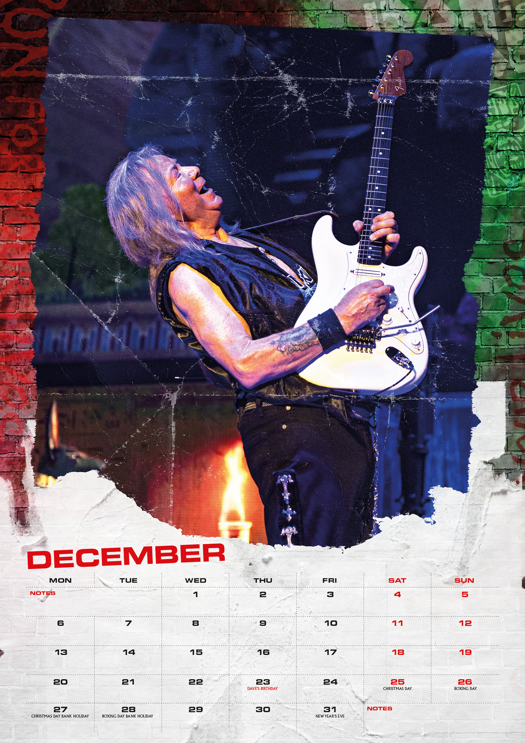 Iron Maiden - Official 2027 Calendar - A3-as naptár