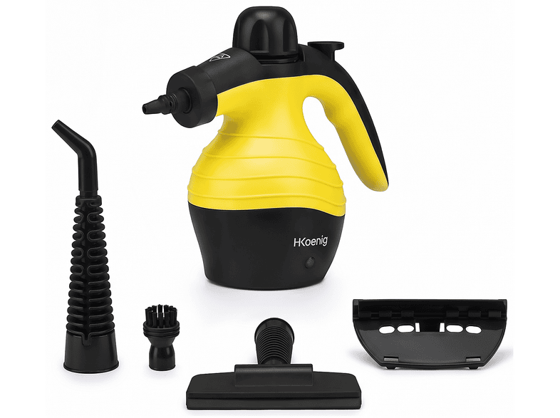 GENERATORE DI VAPORE A mano H.KOENIG nv60, Potenza Max 1000 W, Serbatoio 0,25 l, Pressione 4 bar, giallo