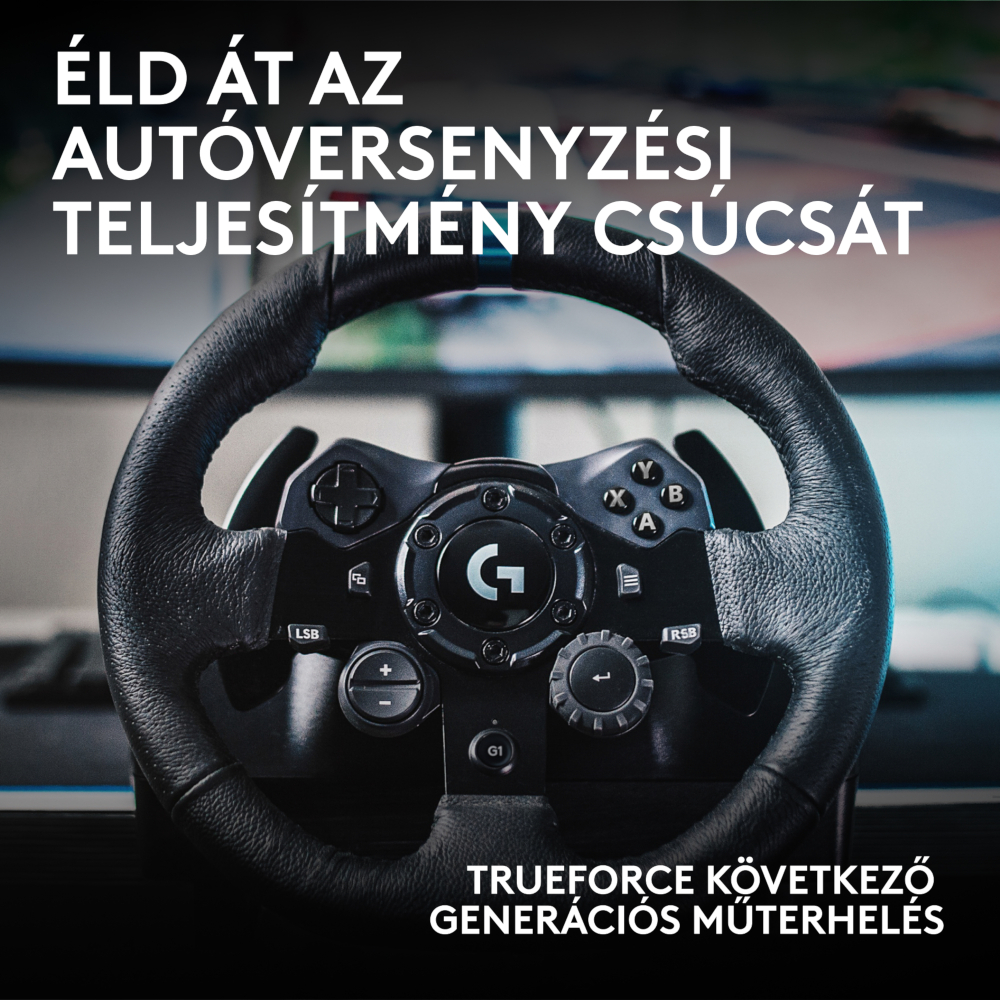 LOGITECH G923 Trueforce szimulátor-versenykormány PC (941-000346)
