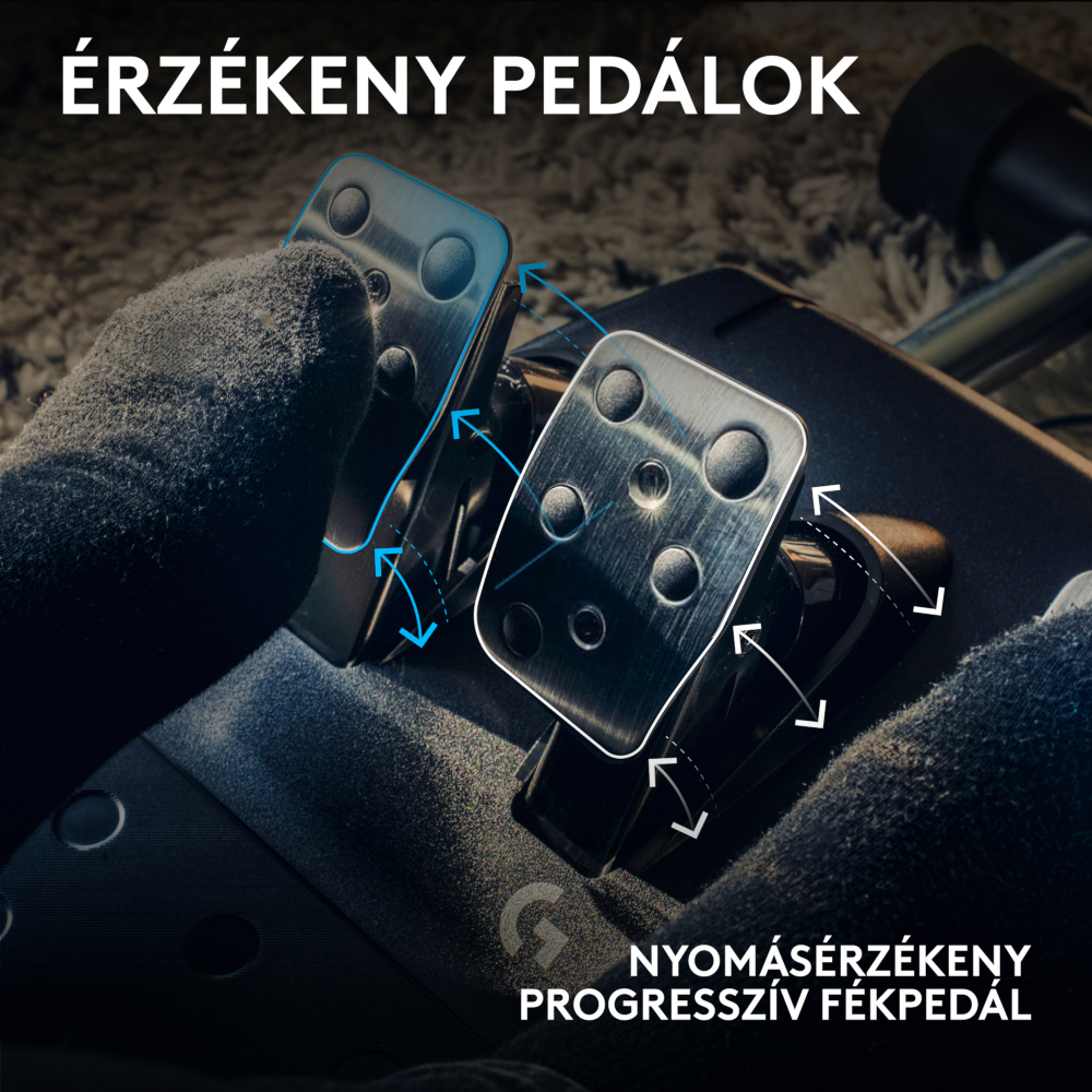 LOGITECH G923 Trueforce szimulátor-versenykormány PC (941-000346)