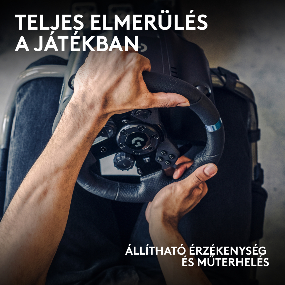 LOGITECH G923 Trueforce szimulátor-versenykormány PC (941-000346)