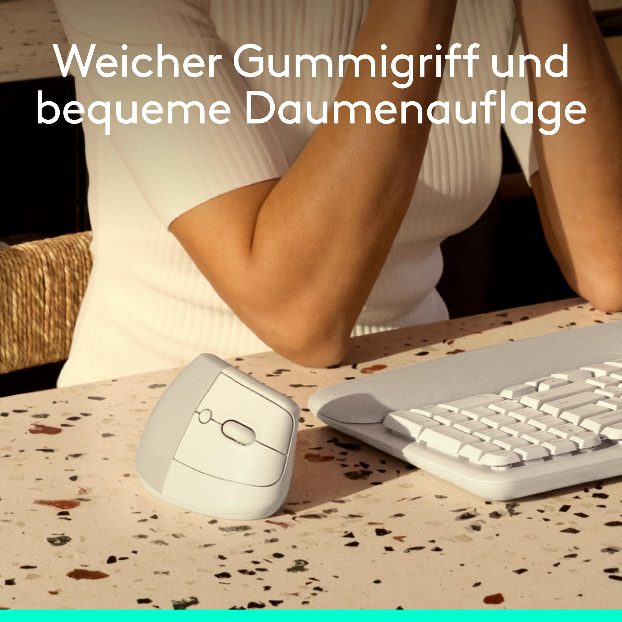 Weicher Gummigriff und bequeme Daumenauflage.