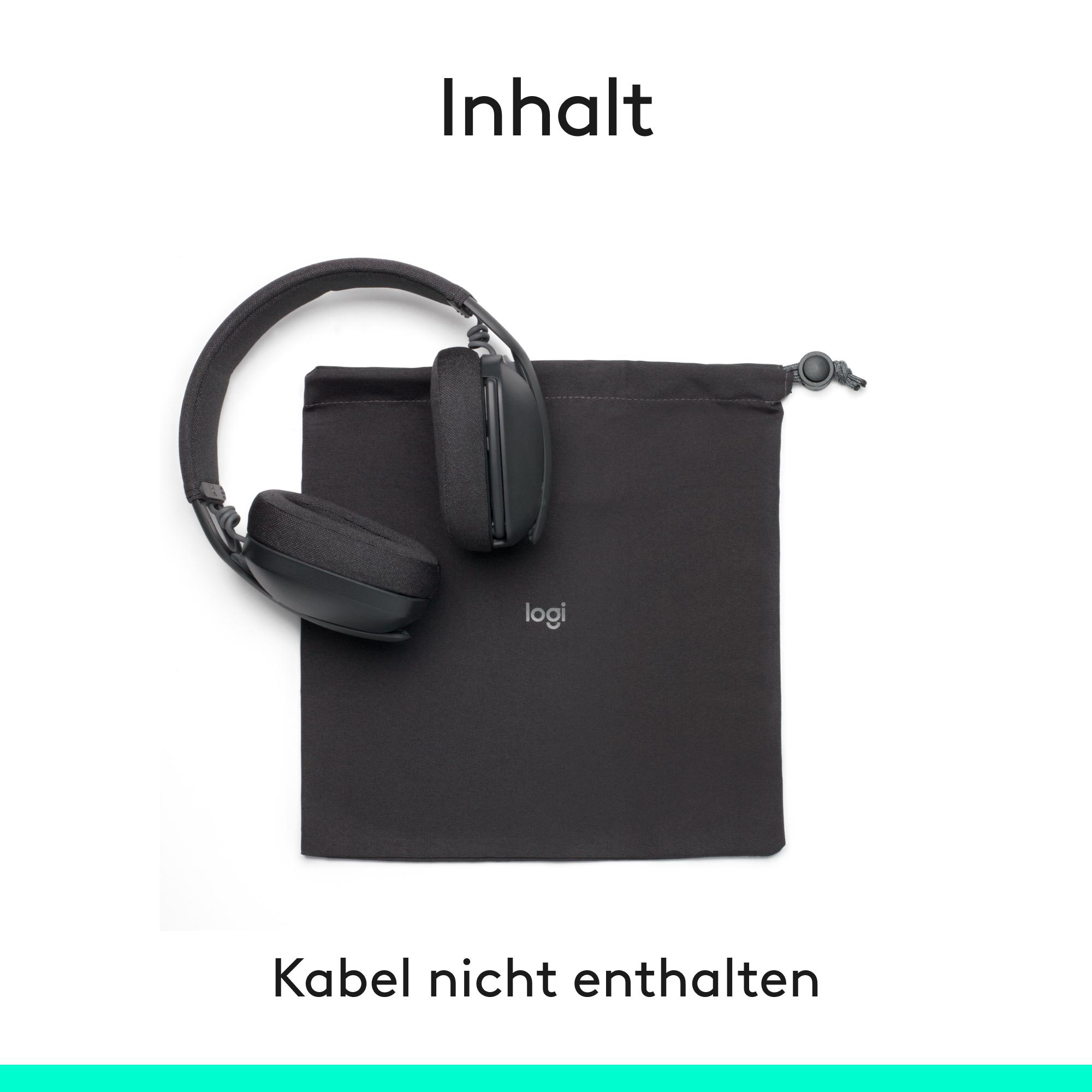 LOGITECH Zone Vibe 100, Over-ear Headset Bluetooth Graphite
