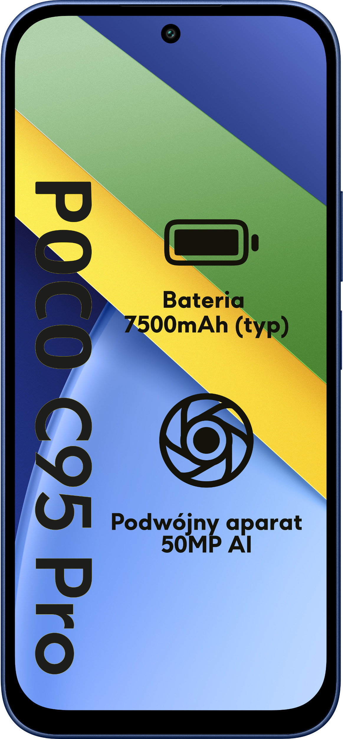Smartfon POCO C95 Pro 4G (LTE) 6 GB/ 128 GB Niebieski