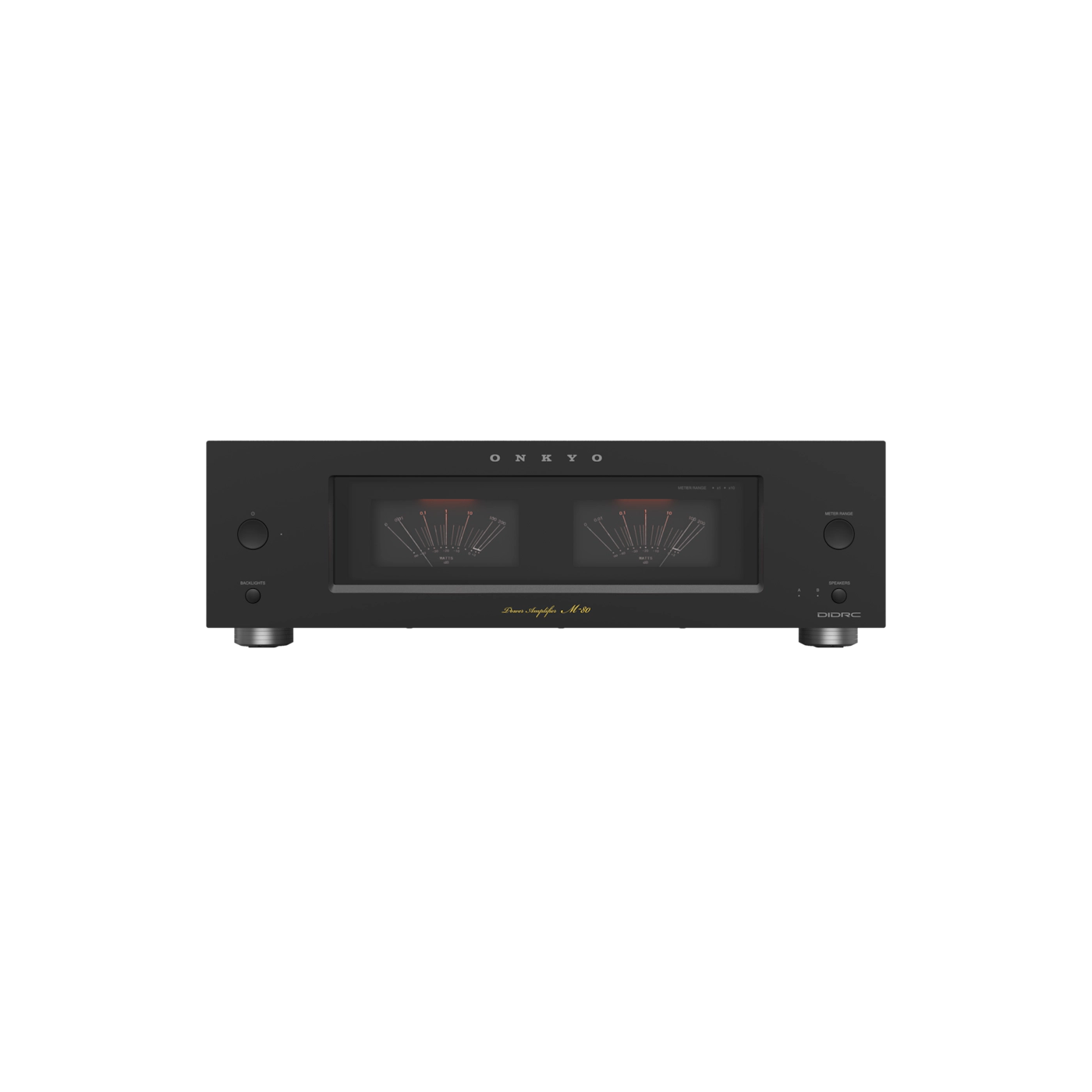 ONKYO M-80 Leistungsverstärker, Schwarz