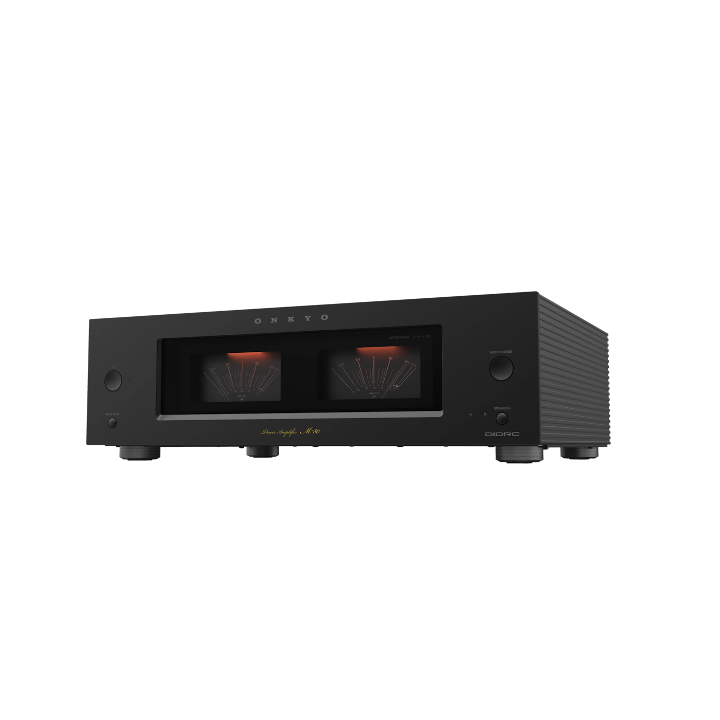 ONKYO M-80 Leistungsverstärker, Schwarz