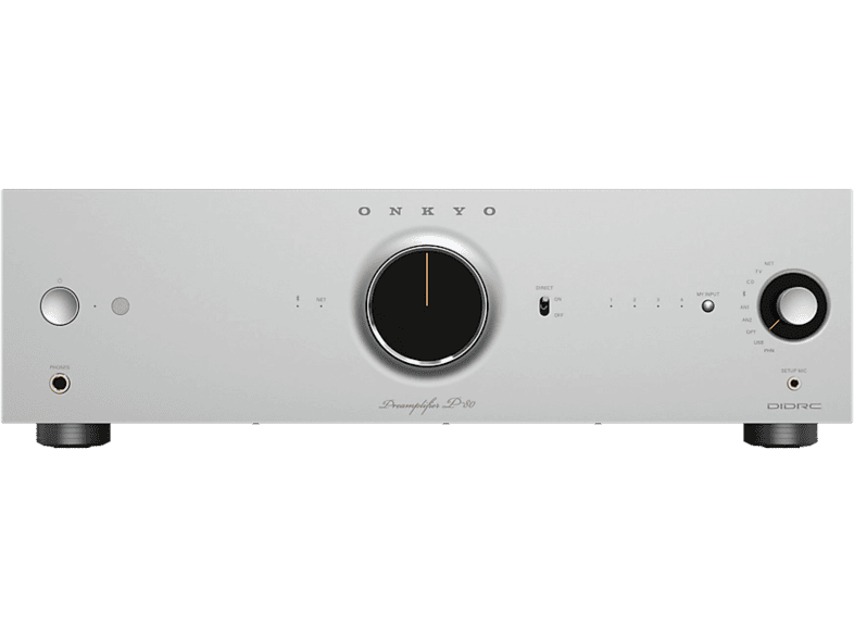 Onkyo P-80 Netzwerk-Vorverstärker, Silber; Vorstufe — Foto 4 von 5