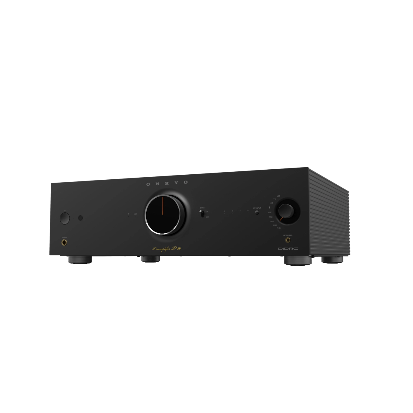 ONKYO P-80 Netzwerk-Vorverstärker, Schwarz