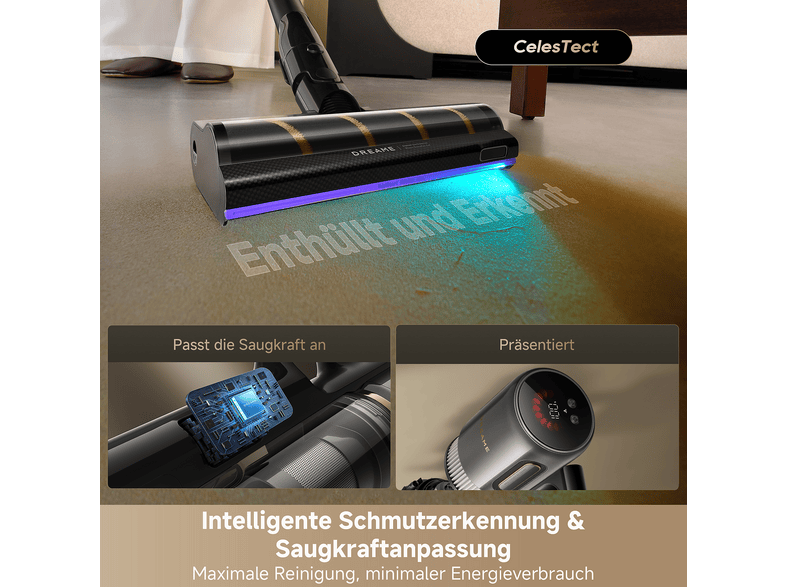 Dreame V20 Pro Akkusauger (0,5 l, Akkulaufzeit: 90 Min., Schwarz) — Foto 5 von 5