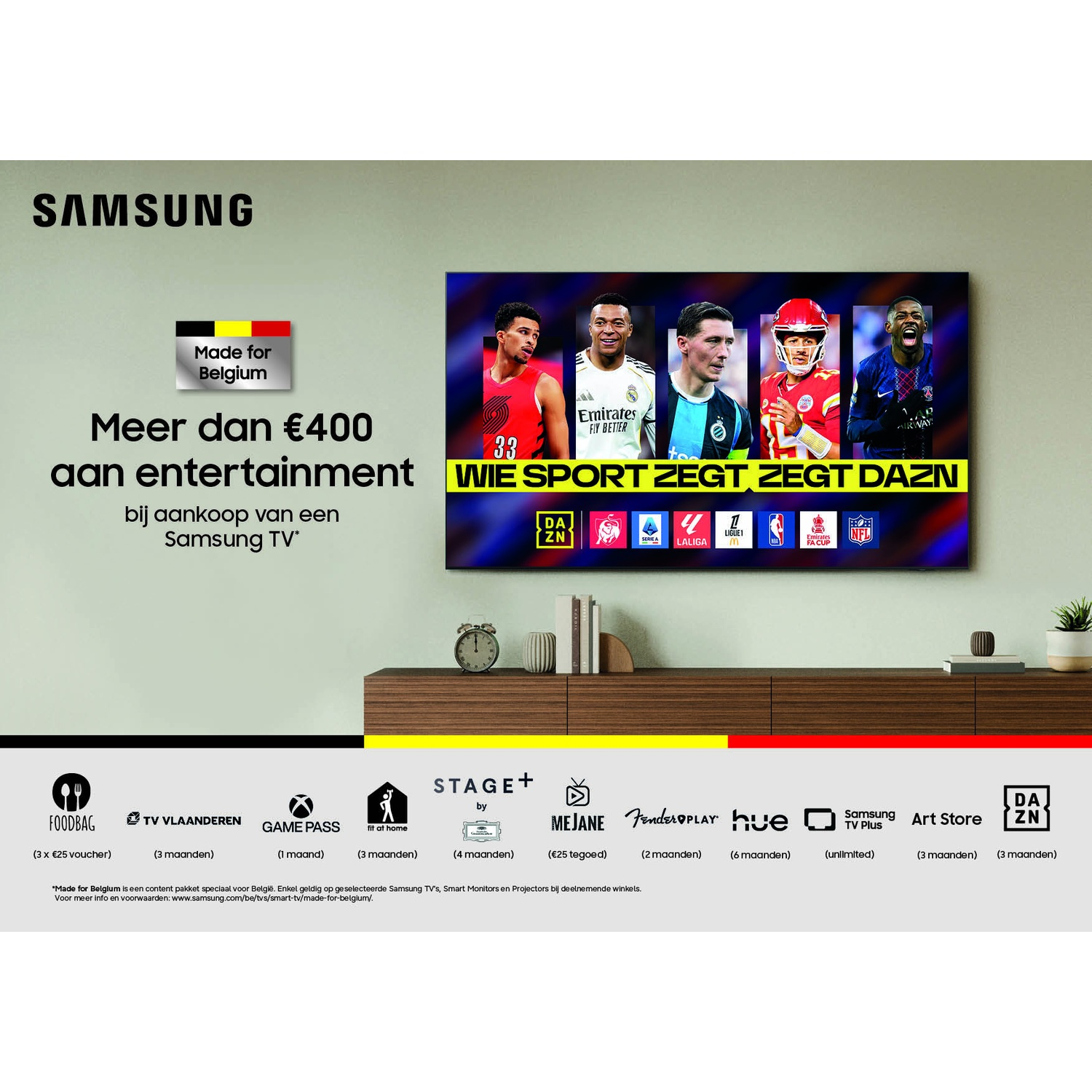 SAMSUNG UE50U8000FUXXN - Ultra HD 4K - Led-tv - 50 inch - 2025